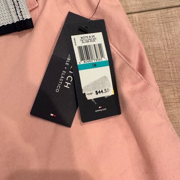 TOMMY HILFIGER BOYS PINK DRESS PANTS STRETCH SIZE 16 NEW - Picture 3 of 9